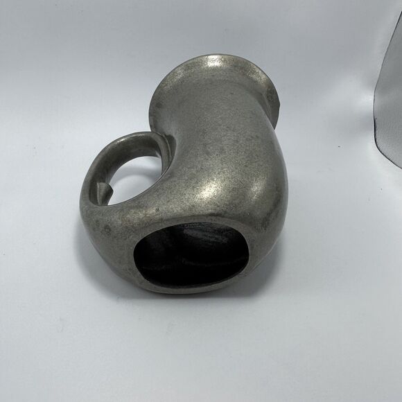 Wilton Armetale RWP VTG Pewter French Horn Cup Mug Stein Beer Tavern USA Vikings - Picture 2 of 13